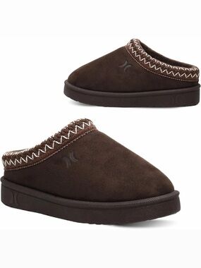 Hurley Kids Modi Slippers Size 7 Toddler - Chocolate Brown - NWOT! 7T shoes shoe